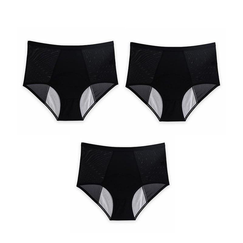 High Waist Leak Proof  Panties Plus Size L-6XL