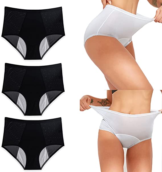 High Waist Leak Proof  Panties Plus Size L-6XL