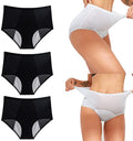 High Waist Leak Proof  Panties Plus Size L-6XL