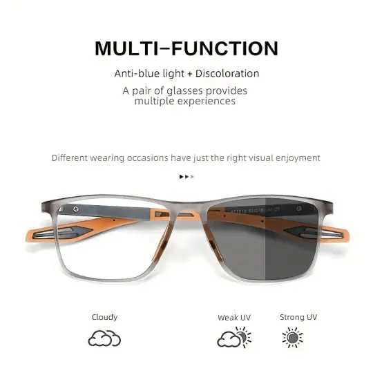 🔥🔥Sports smart photochromic reading glasses
