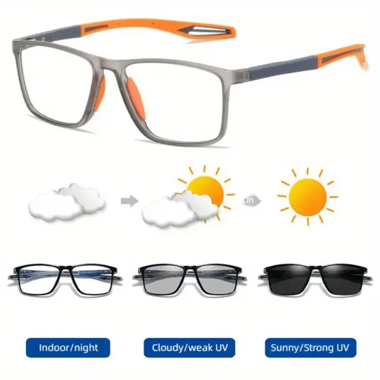 🔥🔥Sports smart photochromic reading glasses