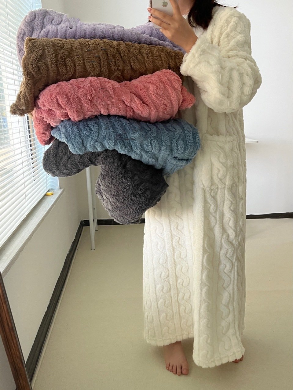 💟A Warm Gift🎀Winter Coral Velvet Home Clothes🔥