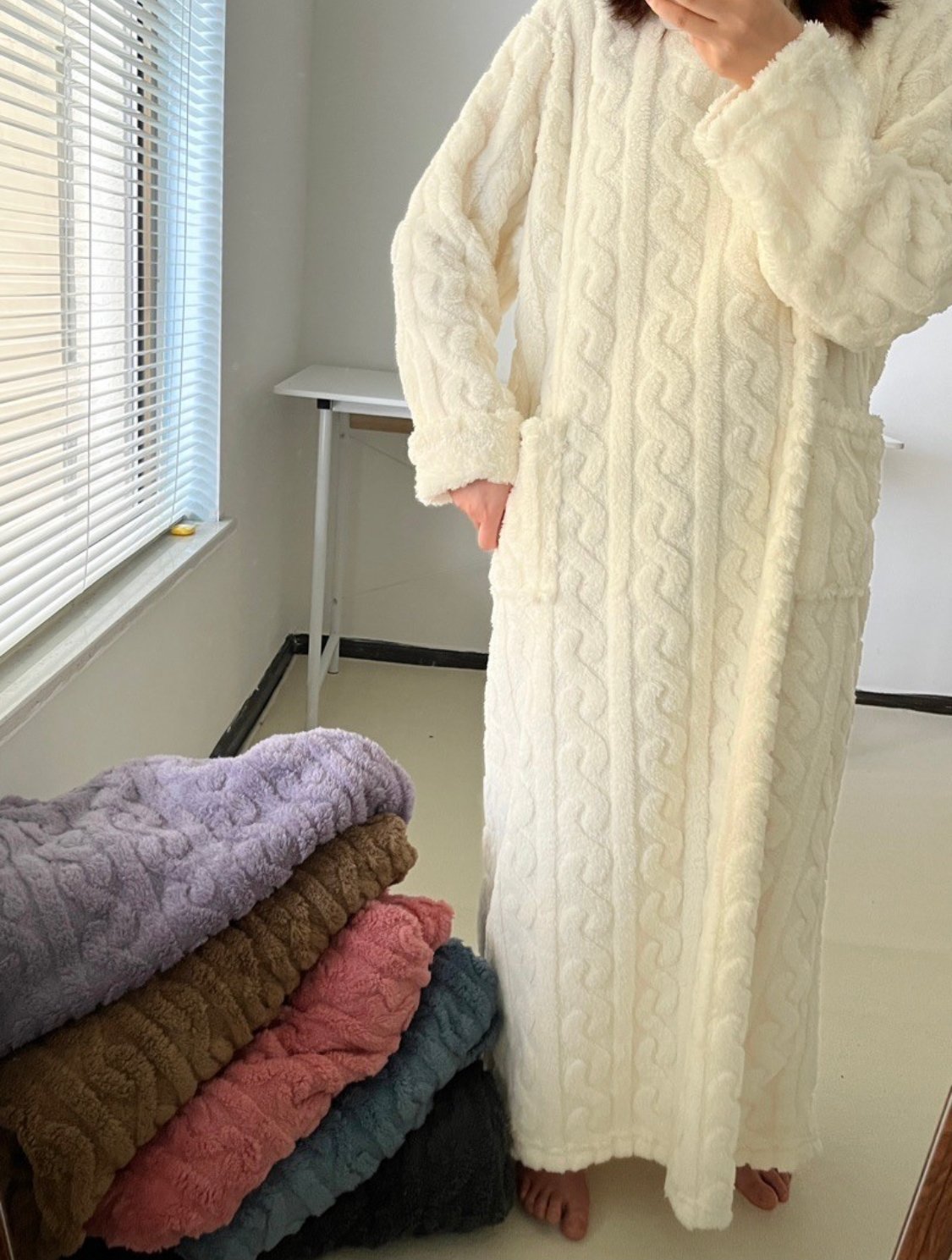 💟A Warm Gift🎀Winter Coral Velvet Home Clothes🔥