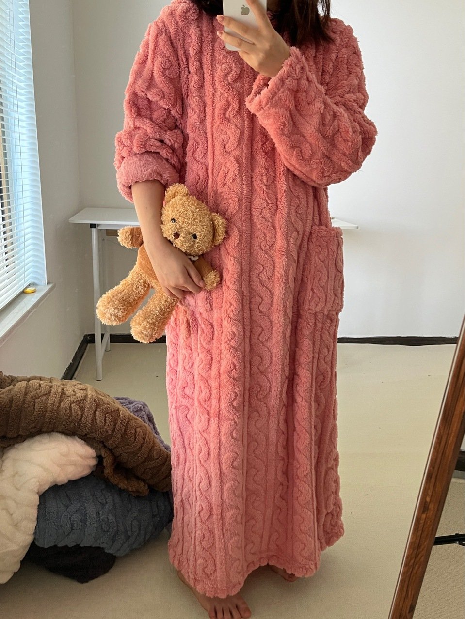 💟A Warm Gift🎀Winter Coral Velvet Home Clothes🔥